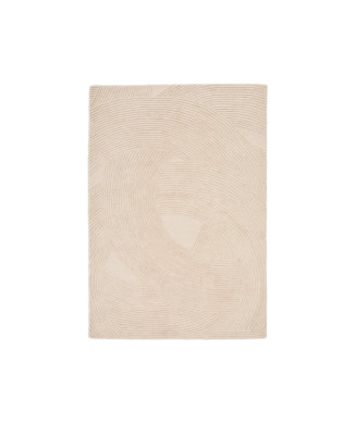 Tapis en laine beige Domm 160 x 230 cm