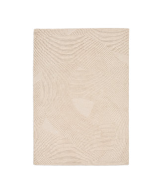 Tapis en laine beige Domm 200 x 300 cm