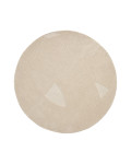 Tapis Domm en laine beige Ø 200 cm