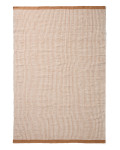 Tapis Tinei 100 % PET à rayures orange 200 x 300 cm
