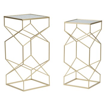 TABLES EN VERRE, PAIRE