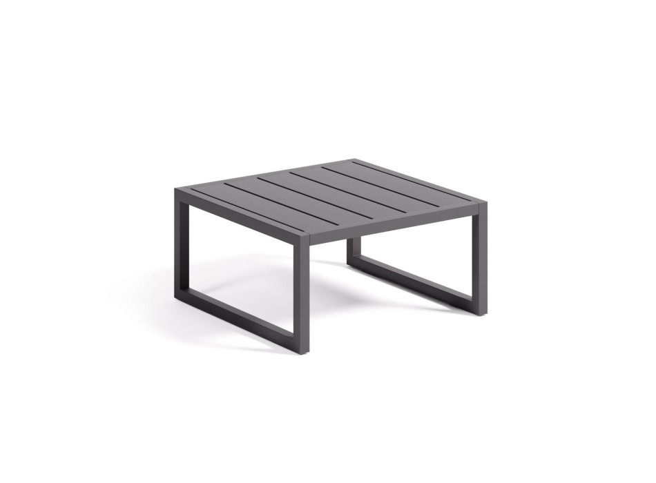 Table basse Comova 100% aluminium pour l'extérieur