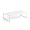 Table basse 100% aluminium Comova pour extérieur 114x60x30