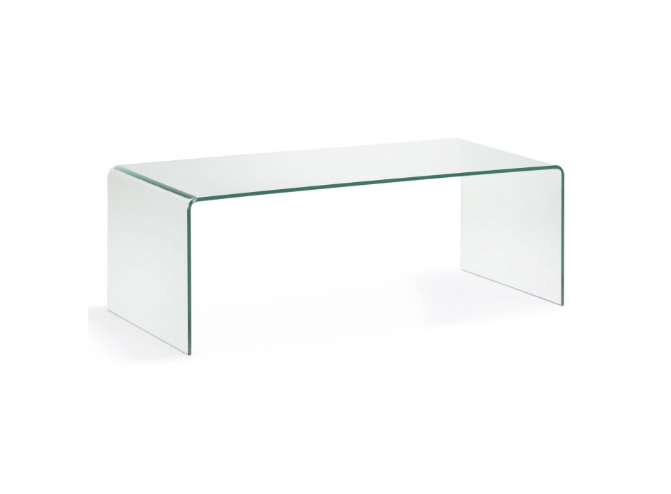 Table basse Burano 110 x 50 cm transparente