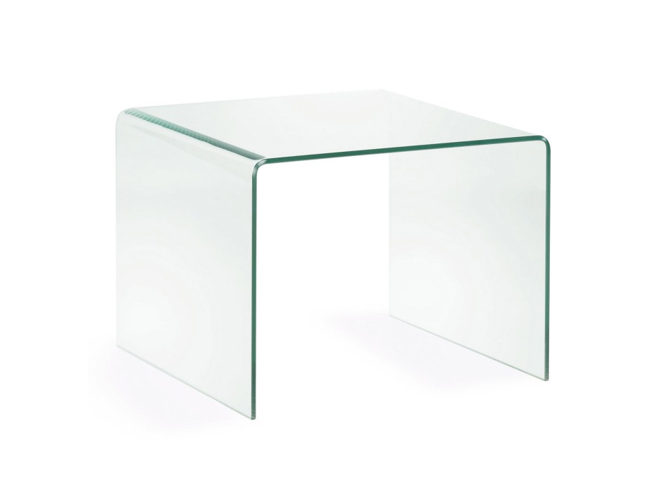 Table basse Burano 60 x 60 cm transparente