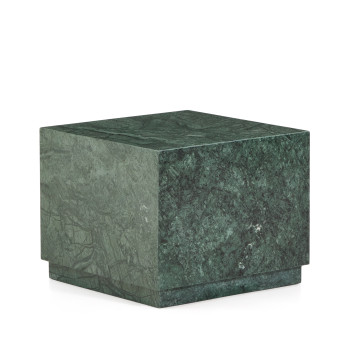 Table d'appoint en marbre vert Sorein 50 x 50 cm