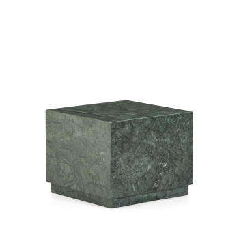 Table d'appoint en marbre vert Sorein 50 x 50 cm