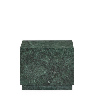Table d'appoint en marbre vert Sorein 50 x 50 cm