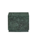 Table d'appoint en marbre vert Sorein 50 x 50 cm