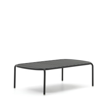 Table basse d'extérieur Joncols en aluminium peint