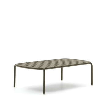 Table basse d'extérieur Joncols en aluminium peint