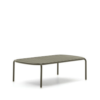Table basse d'extérieur Joncols en aluminium peint