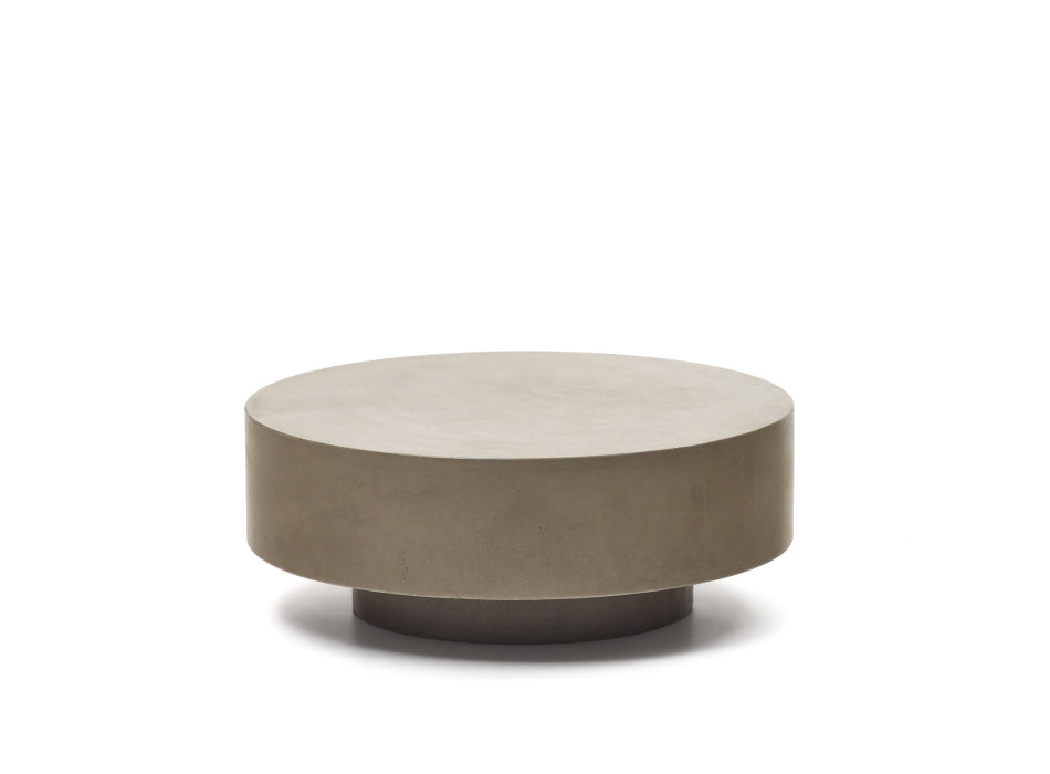 Table basse ronde en béton Garbet Ø 80 cm