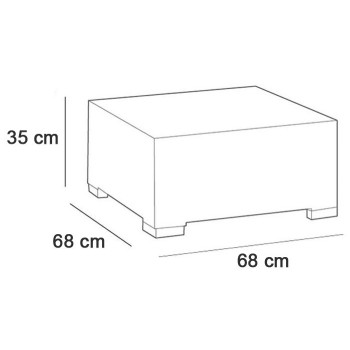 Table basse d'extérieur KETER CALIFORNIA