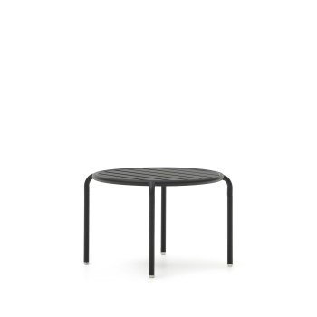 Table basse d'extérieur Joncols en aluminium peint