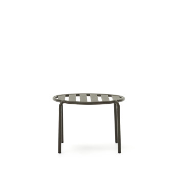 Table basse d'extérieur Joncols en aluminium peint