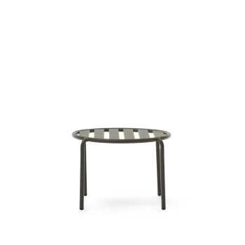 Table basse d'extérieur Joncols en aluminium peint