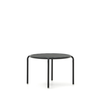 Table basse d'extérieur Joncols en aluminium peint