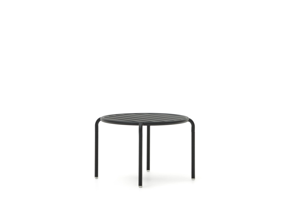 Table basse d'extérieur Joncols en aluminium peint