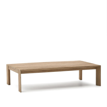Table basse Ambra en bois d'acacia massif finition claire, 82,5 x 140 cm, FSC 100%