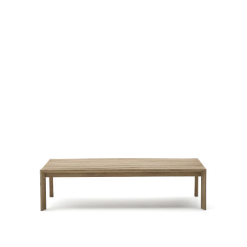 Table basse Ambra en bois d'acacia massif finition claire, 82,5 x 140 cm, FSC 100%