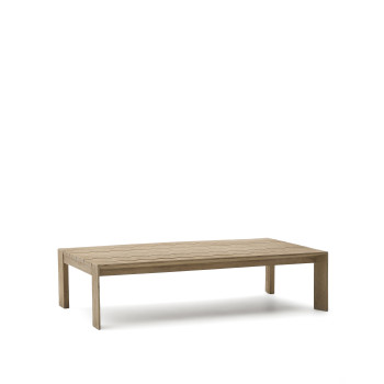 Table basse Ambra en bois d'acacia massif finition claire, 82,5 x 140 cm, FSC 100%