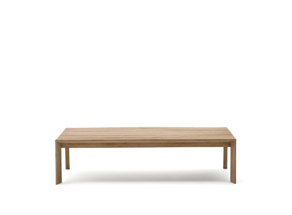 Table basse Ambra en bois d'acacia massif finition claire, 82,5 x 140 cm, FSC 100%