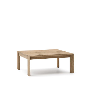 Table basse Ambra en bois d'acacia massif finition claire, 82,5 x 82,5 cm, FSC 100%