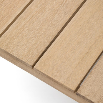 Table basse Ambra en bois d'acacia massif finition claire, 82,5 x 82,5 cm, FSC 100%