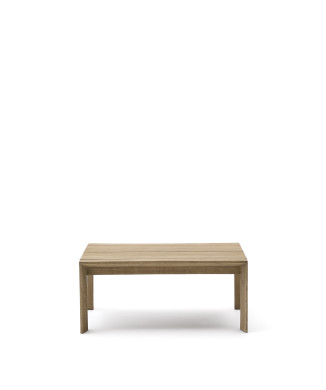 Table basse Ambra en bois d'acacia massif finition claire, 82,5 x 82,5 cm, FSC 100%