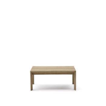 Table basse Ambra en bois d'acacia massif finition claire, 82,5 x 82,5 cm, FSC 100%