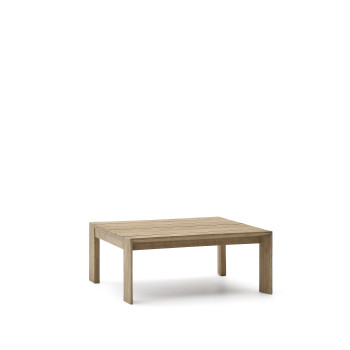 Table basse Ambra en bois d'acacia massif finition claire, 82,5 x 82,5 cm, FSC 100%