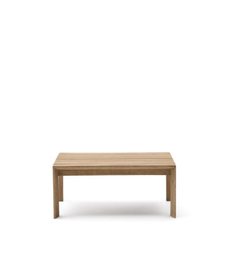 Table basse Ambra en bois d'acacia massif finition claire, 82,5 x 82,5 cm, FSC 100%