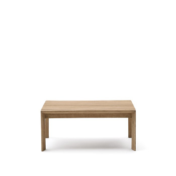 Table basse Ambra en bois d'acacia massif finition claire, 82,5 x 82,5 cm, FSC 100%