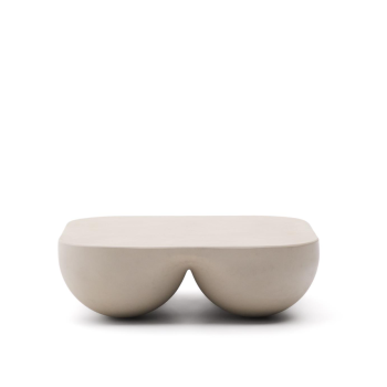 Table basse Colba en polystone 100 x 100 cm