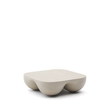 Table basse Colba en polystone 100 x 100 cm
