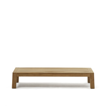 Table basse en teck massif Forcanera 150 x 71 cm