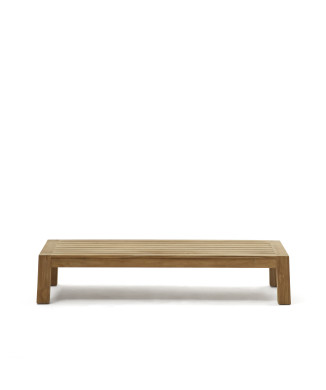 Table basse en teck massif Forcanera 150 x 71 cm