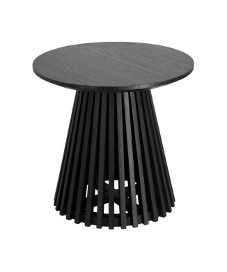 Table basse Jeanette Ø 50 cm noire