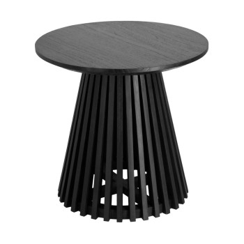 Table basse Jeanette Ø 50 cm noire