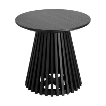 Table basse Jeanette Ø 50 cm noire