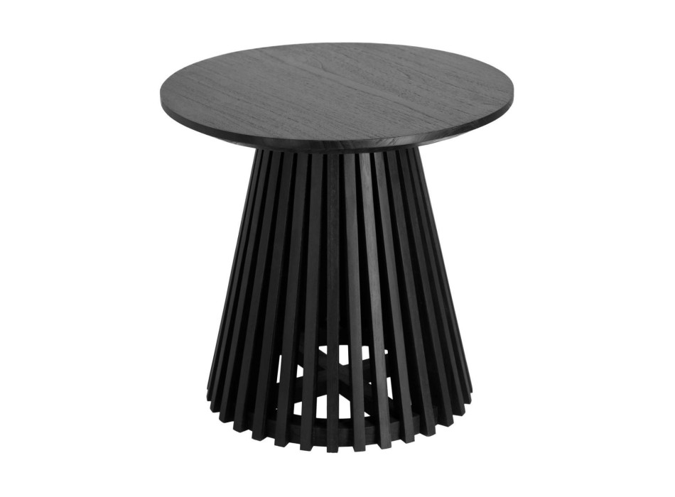 Table basse Jeanette Ø 50 cm noire