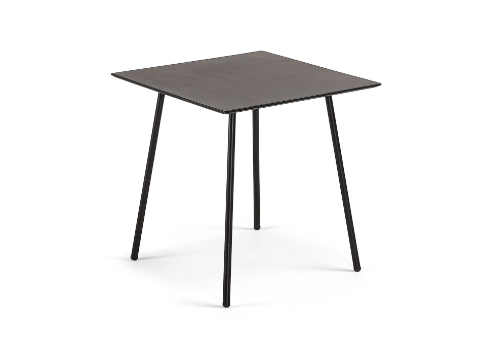 Table basse Mathis en fibrociment avec pieds en a-ciment noir
