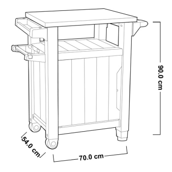 Table de barbecue KETER UNITY