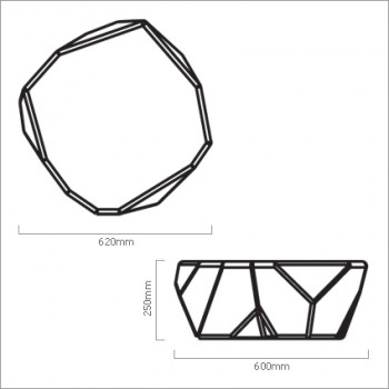 PIEDRAS TABLE MT154 MAGIS ME TOO