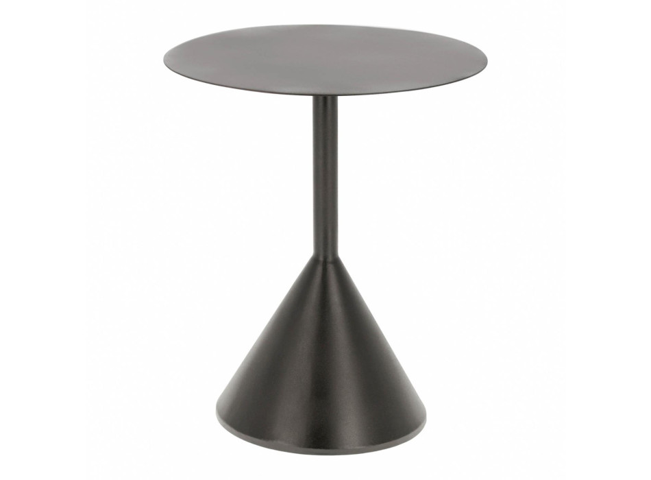Table basse Yinan Ø 48 cm noire
