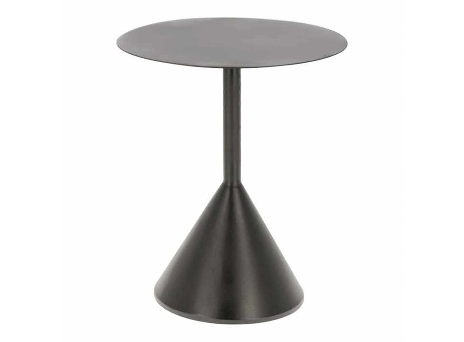 Table basse Yinan Ø 48 cm noire