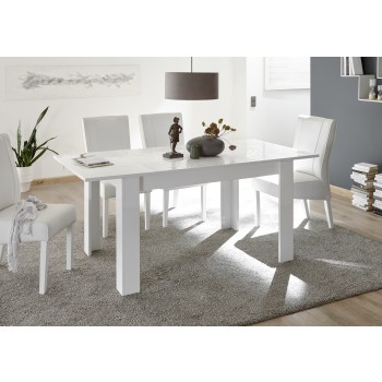 Table 137x90 avec rallonge de 48 cm incluse - MIRO - 137 x 79 x 90