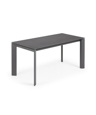 Table extensible Axis en porcelaine Vulcano, 220 cm