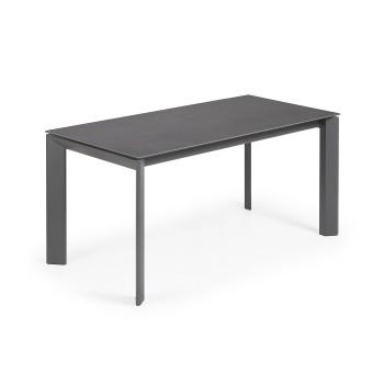 Table extensible Axis en porcelaine Vulcano, 220 cm